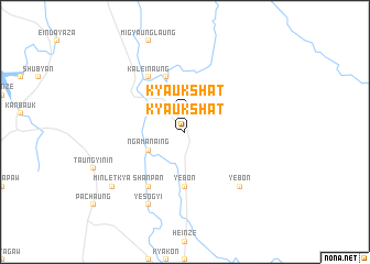 map of Kyaukshat