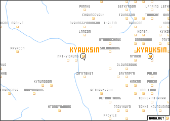 map of Kyauksin