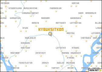 map of Kyauksitkon