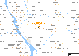 map of Kyauksitpon