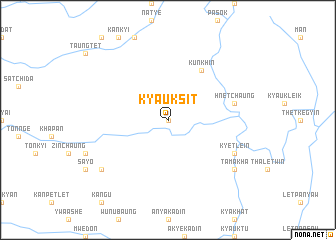 map of Kyauksit