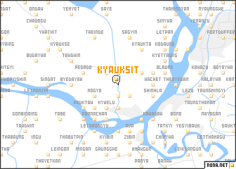 map of Kyauksit