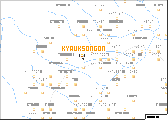 map of Kyauksongon