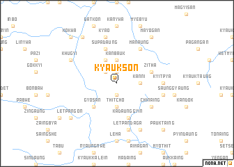 map of Kyaukson