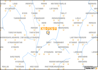 map of Kyauksu