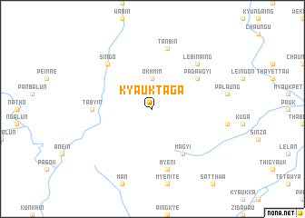 map of Kyauktaga