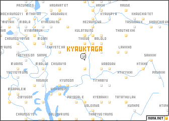 map of Kyauktaga