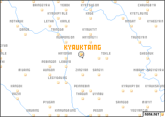 map of Kyauktaing