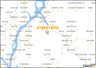 map of Kyauktaing