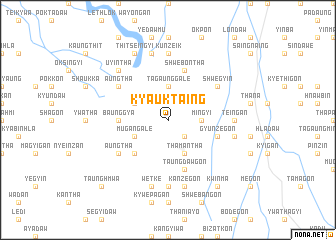 map of Kyauktaing