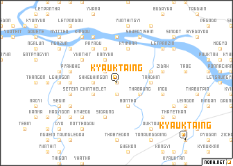 map of Kyauktaing