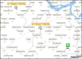 map of Kyauktaing