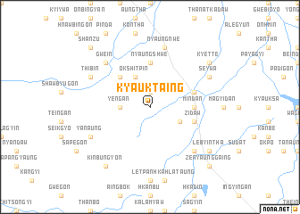 map of Kyauktaing