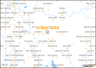 map of Kyauktaing