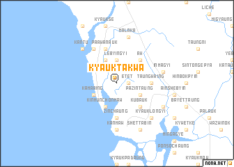 map of Kyauktakwa