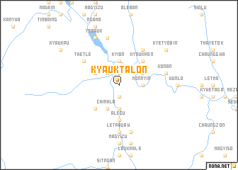 map of Kyauktalôn