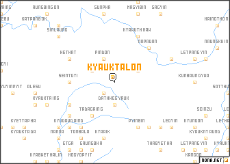 map of Kyauktalon