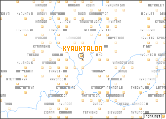 map of Kyauktalon