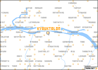 map of Kyauktalon