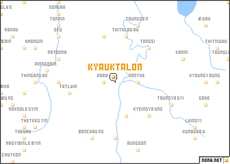 map of Kyauktalon