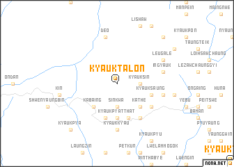 map of Kyauktalon