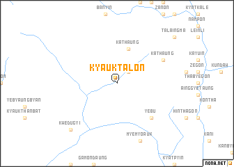 map of Kyauktalon