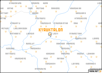 map of Kyauktalon