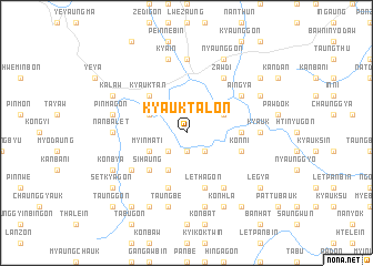 map of Kyauktalon