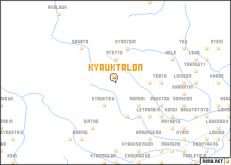 map of Kyauktalon