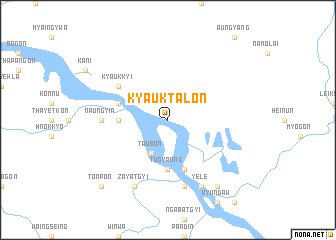 map of Kyauktalon