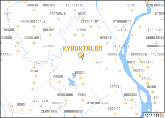 map of Kyauktalon