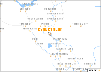 map of Kyauktalon