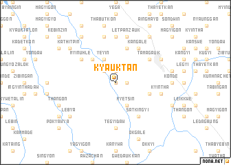 map of Kyauktan