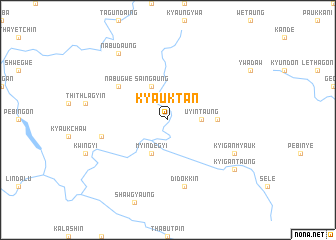 map of Kyauktan