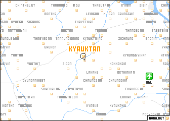 map of Kyauktan