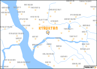 map of Kyauktan