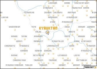 map of Kyauktan