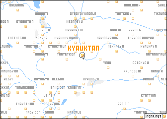 map of Kyauktan