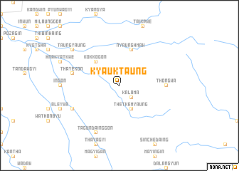 map of Kyauktaung