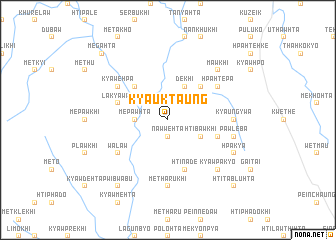 map of Kyauktaung