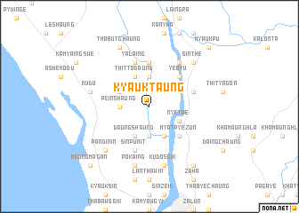 map of Kyauktaung