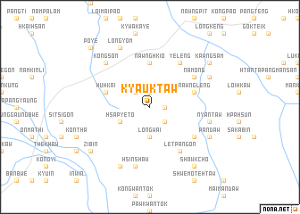 map of Kyauktaw