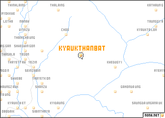 map of Kyaukthanbat