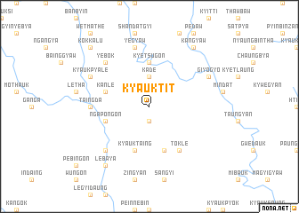 map of Kyauktit