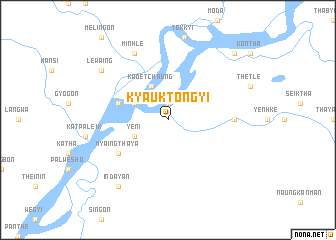 map of Kyauktongyi