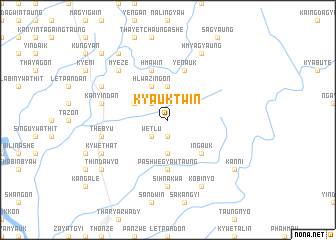map of Kyauktwin