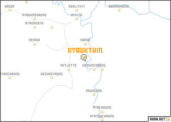 map of Kyauktwin