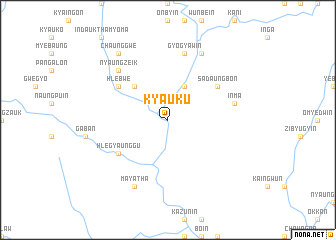 map of Kyauk-u