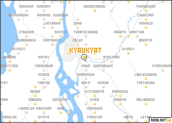 map of Kyaukyat