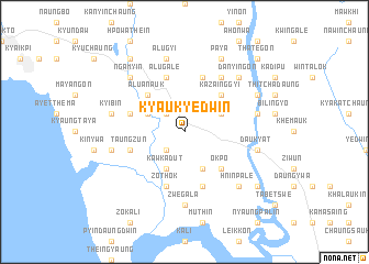 map of Kyaukyedwin